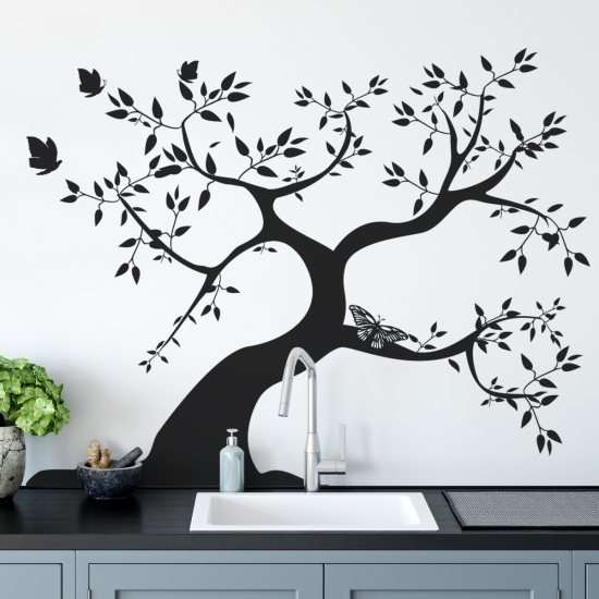 Wall Sticker - Butterfly Tree