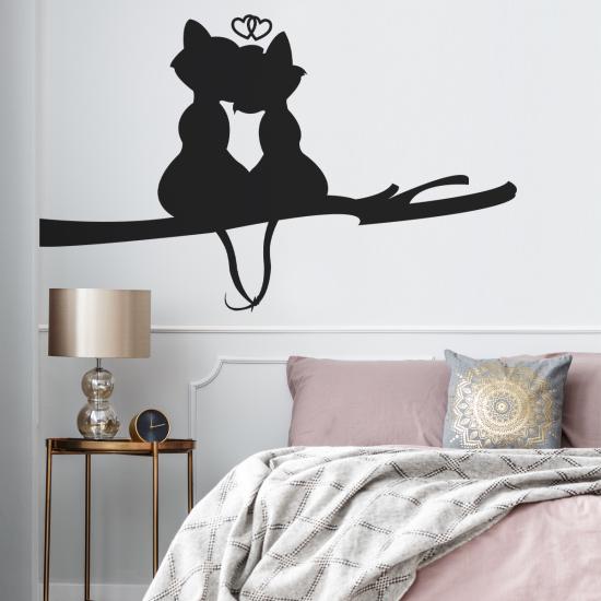 Wall Sticker - Cats Love