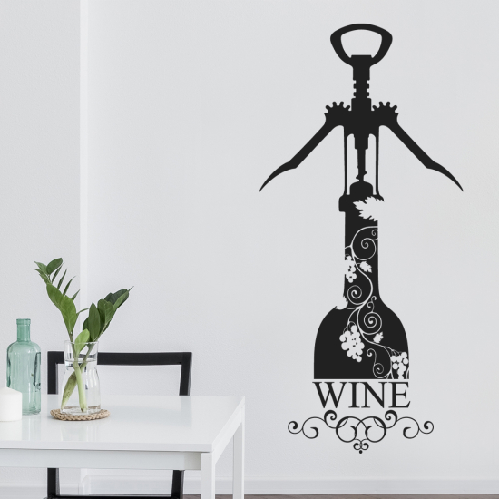 Wall Sticker - Corkscrew