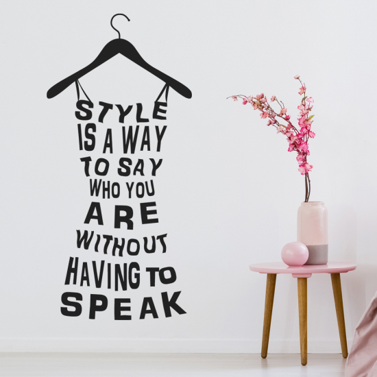 Wall Sticker - Dress style