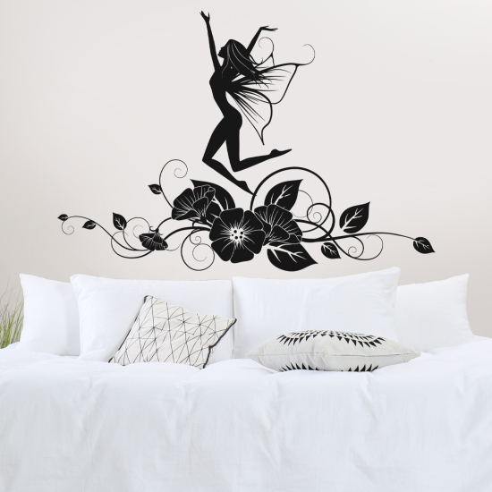 Wall Sticker - Fairy Flowers