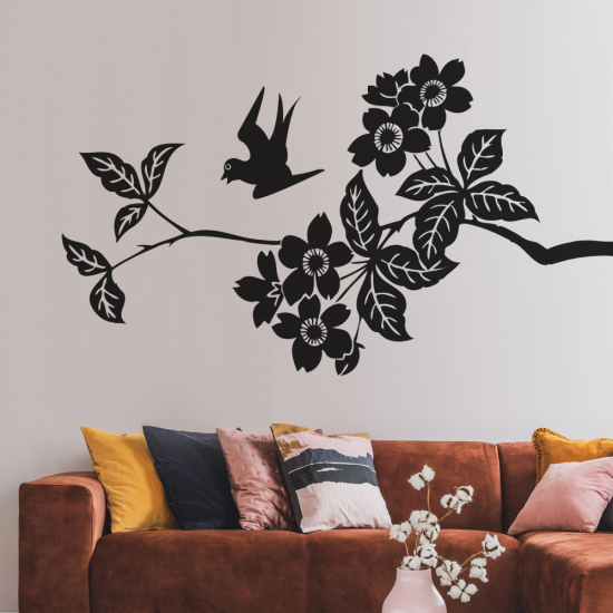 Wall Sticker - Floral branch