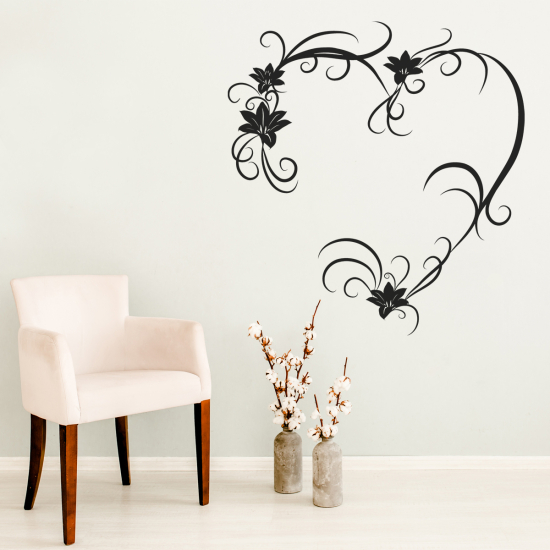 Wall Sticker - Floral composition