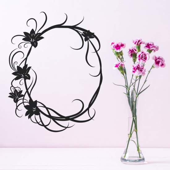 Wall Sticker - Floral composition