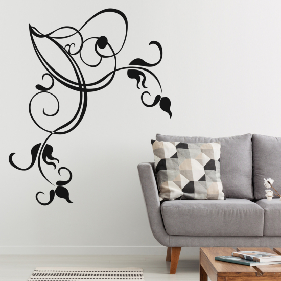 Wall Sticker - Floral composition