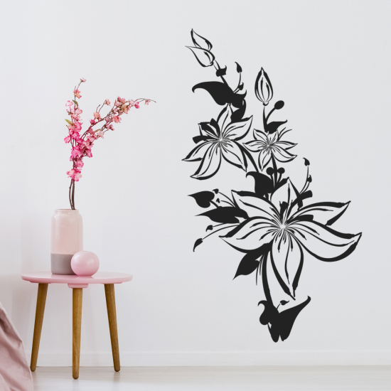 Wall Sticker - Floral composition