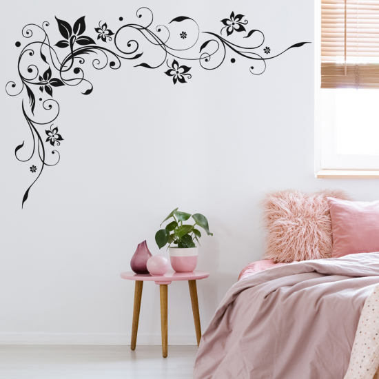 Wall Sticker - Floral composition