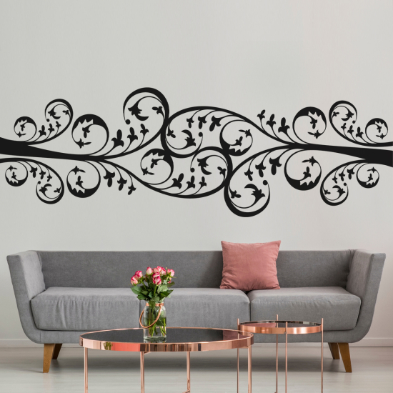 Wall Sticker - Floral frieze