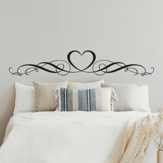 Wall Sticker - Headboard Hearts