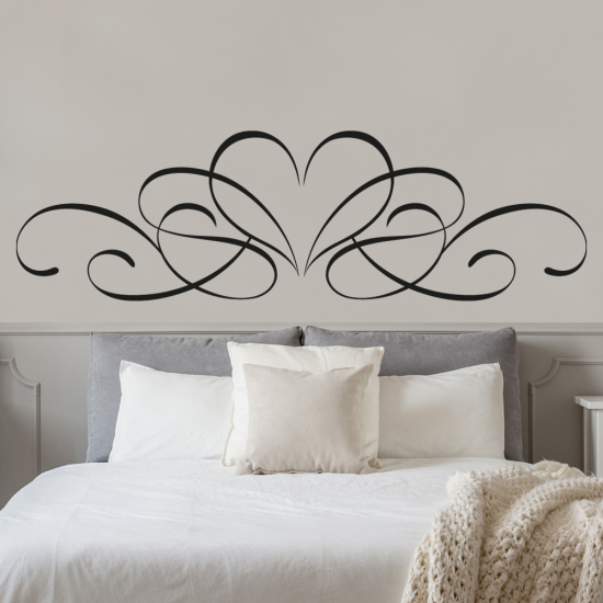 Wall Sticker - Heart Headboard