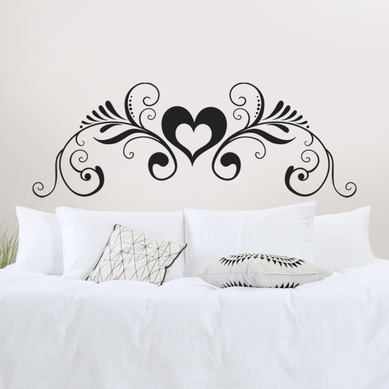 Wall Sticker - Heart Headboard