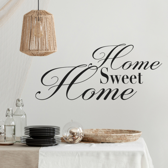 Wall Sticker - Man Sweet Home Quote