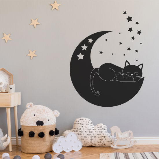 Wall Sticker - Moon Cat