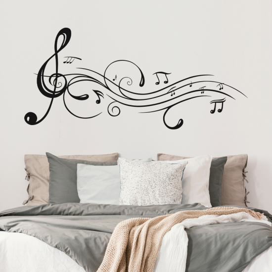 Wall Sticker - Musical staff