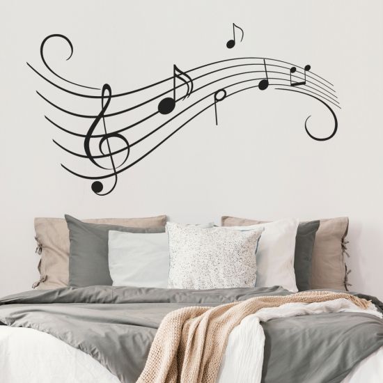 Wall Sticker - Musical staff