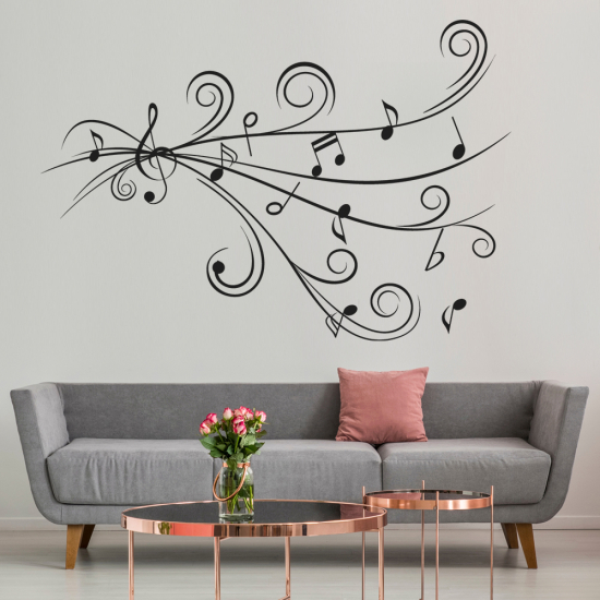 Wall Sticker - Musical staff