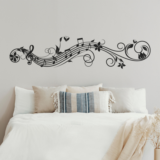 Wall Sticker - Musical staff