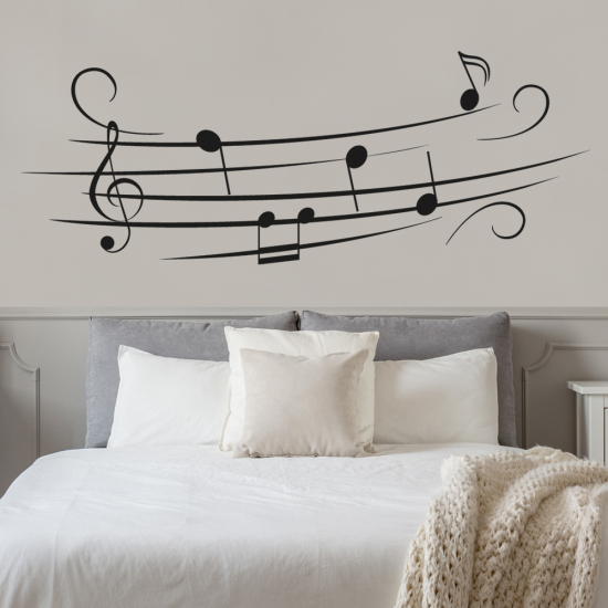 Wall Sticker - Musical staff