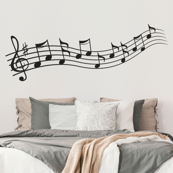 Wall Sticker - Musical staff