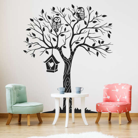 Wall Sticker - Owl Tree