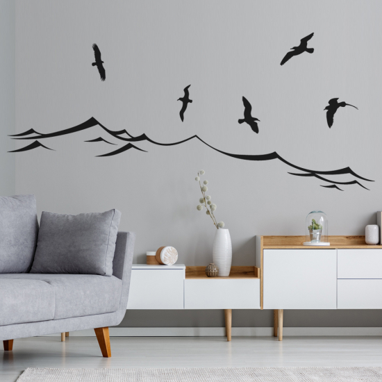 Wall Sticker - Sea Birds