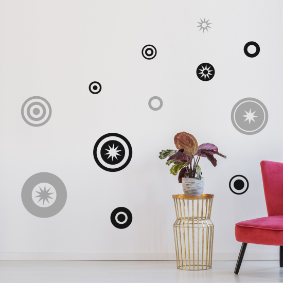 Wall Sticker - Set Of 12 Circles