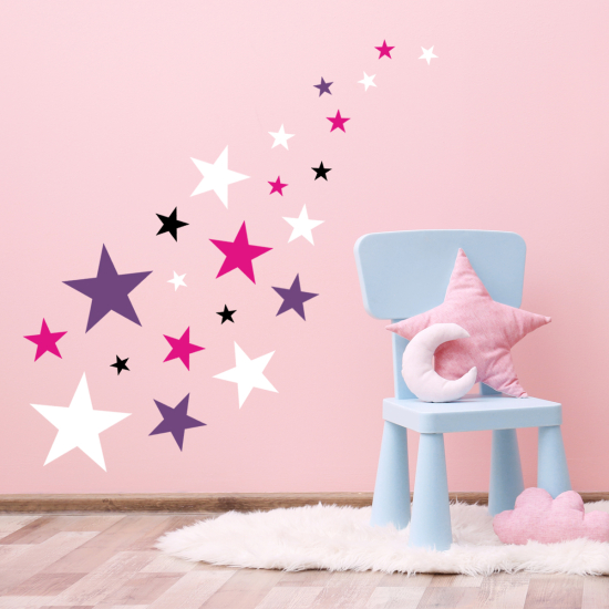 Wall Sticker - Set Of 22 Stars