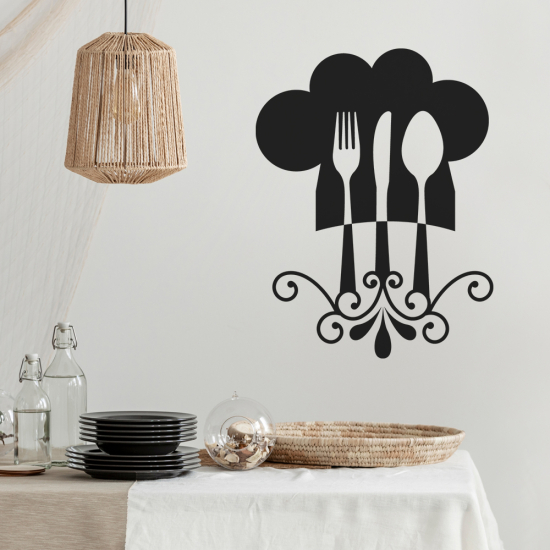 Wall Sticker - Set Ofchen Cutlery