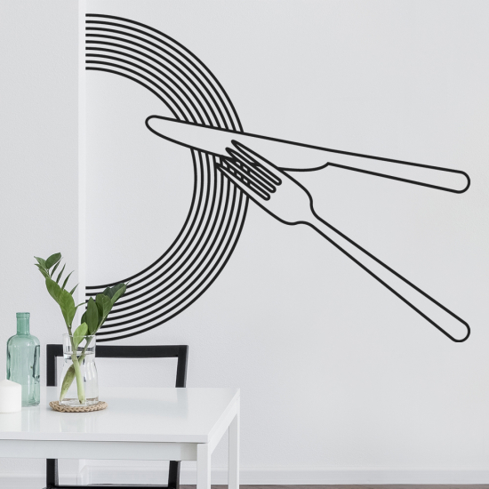 Wall Sticker - Set Ofchen Cutlery