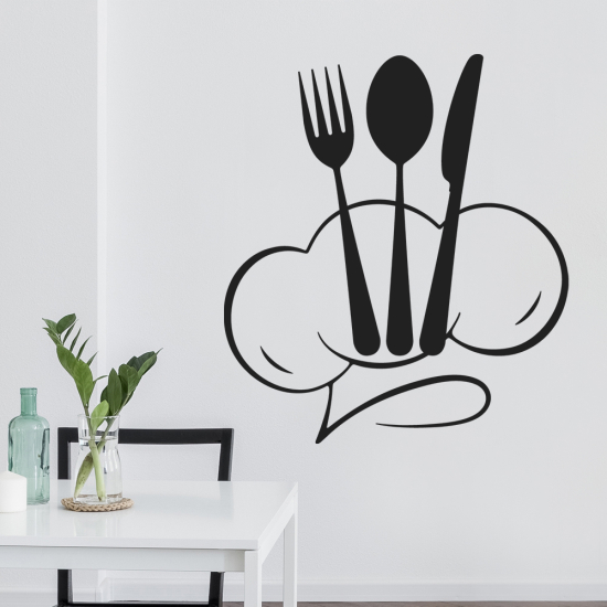 Wall Sticker - Set Ofchen Cutlery