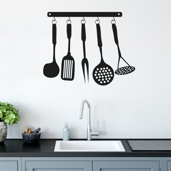 Wall Sticker - Set Ofchen utensils