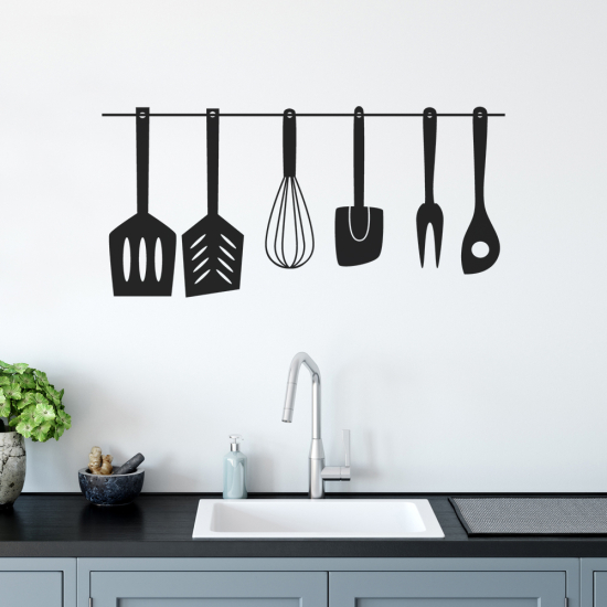 Wall Sticker - Set Ofchen utensils