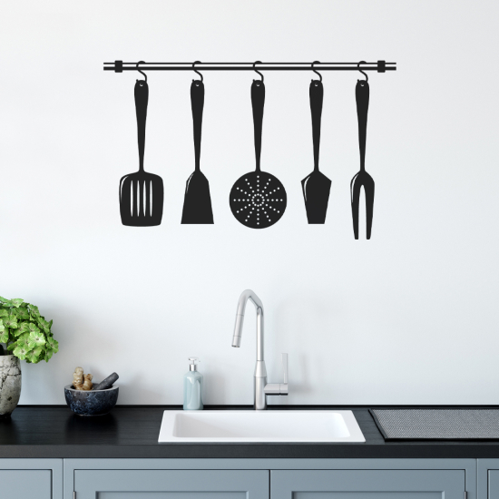 Wall Sticker - Set Ofchen utensils