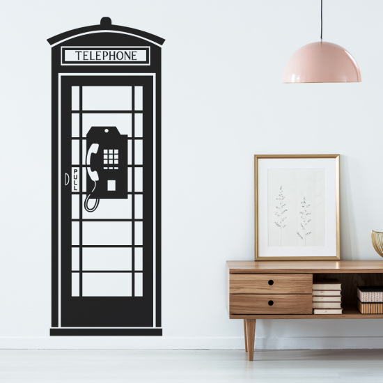 Wall Sticker - Telephone Booth