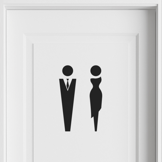 Wall Sticker - Toilets