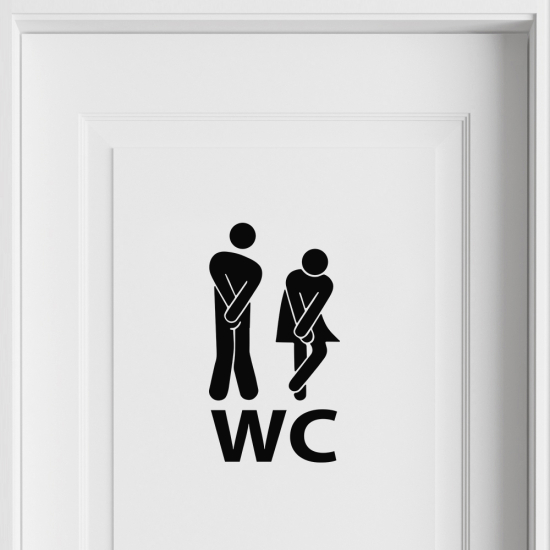 Wall Sticker - Toilets