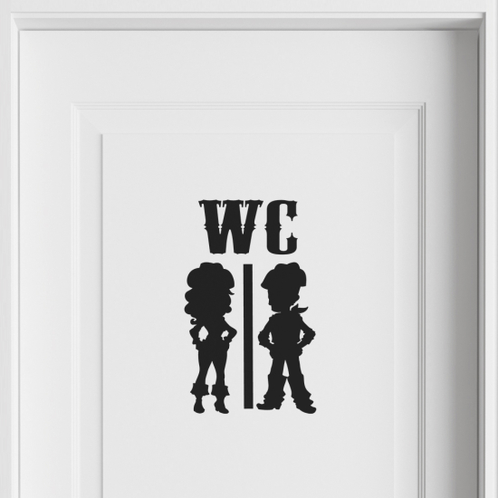 Wall Sticker - Toilets