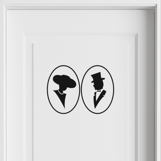 Wall Sticker - Toilets