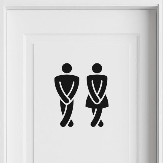 Wall Sticker - Toilets