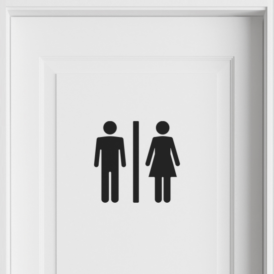 Wall Sticker - Toilets