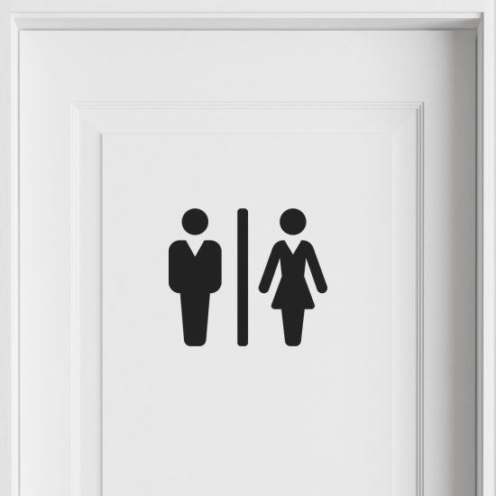 Wall Sticker - Toilets