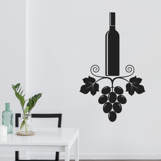 Wall Sticker - Wine bottle