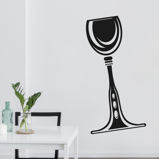 Wall Sticker - Wine glass