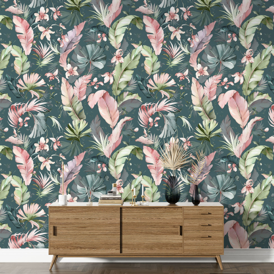 XL Wall Mural - Wallpaper - Botanical pattern