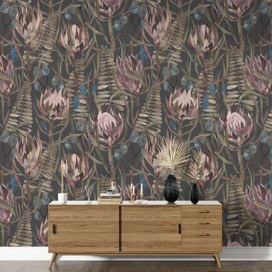 XL Wall Mural - Wallpaper - Botanical pattern