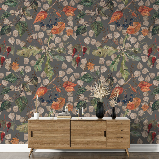 XL Wall Mural - Wallpaper - Botanical pattern