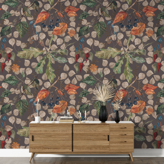 XL Wall Mural - Wallpaper - Botanical pattern