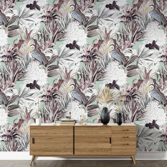 XL Wall Mural - Wallpaper - Botanical pattern