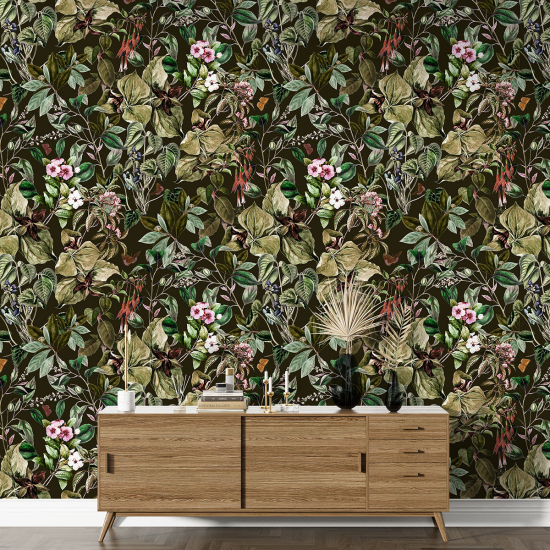 XL Wall Mural - Wallpaper - Botanical pattern