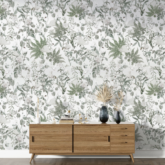 XL Wall Mural - Wallpaper - Botanical pattern